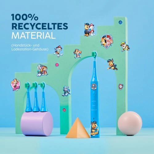Eco Vibe Kids - Paw Patrol 4 Weeks Battery 6 Brush Heads