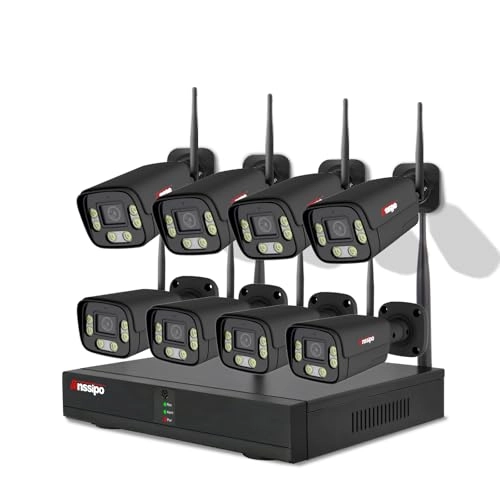 Wireless Security Camera System - 8 channels