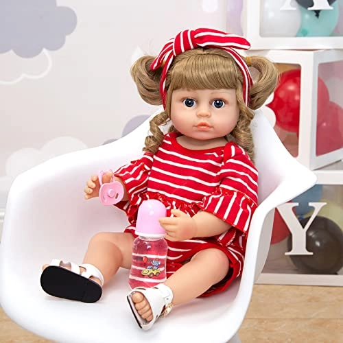 Reborn Baby Doll - 22 Inch Vinyl Baby Girl
