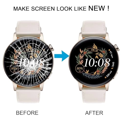 LCD Screen and Digitizer Full Assembly for Huawei Watch GT 3 42mm MIL-B19 - With Frame