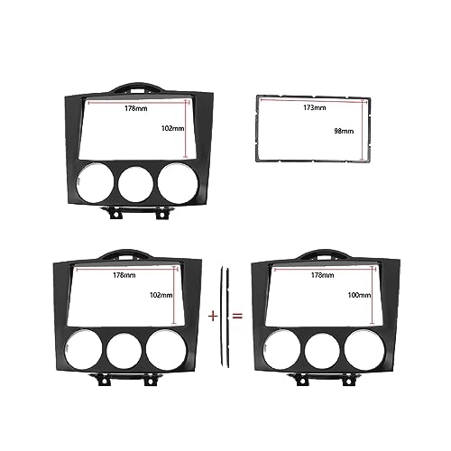 2Din Car Stereo Radio Fascia - Mazda RX-8 RX8 2003-2008