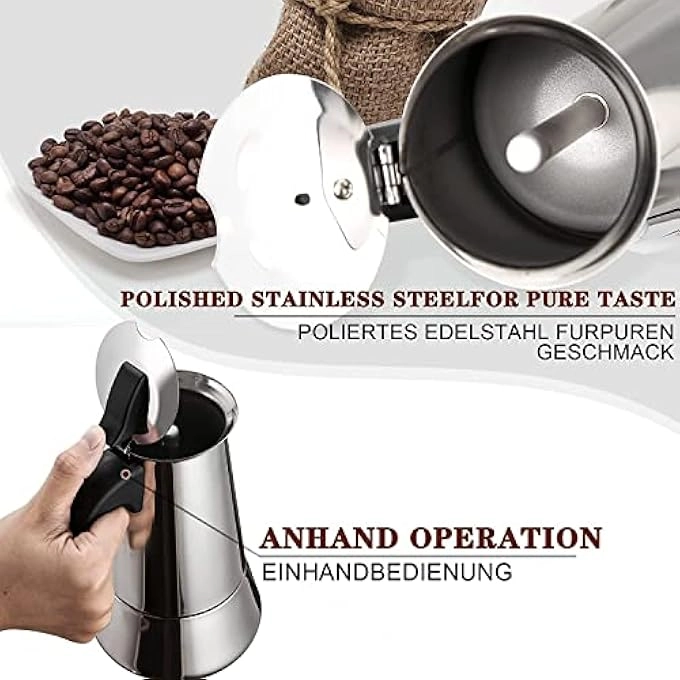 Stovetop Espresso Maker - 200Ml