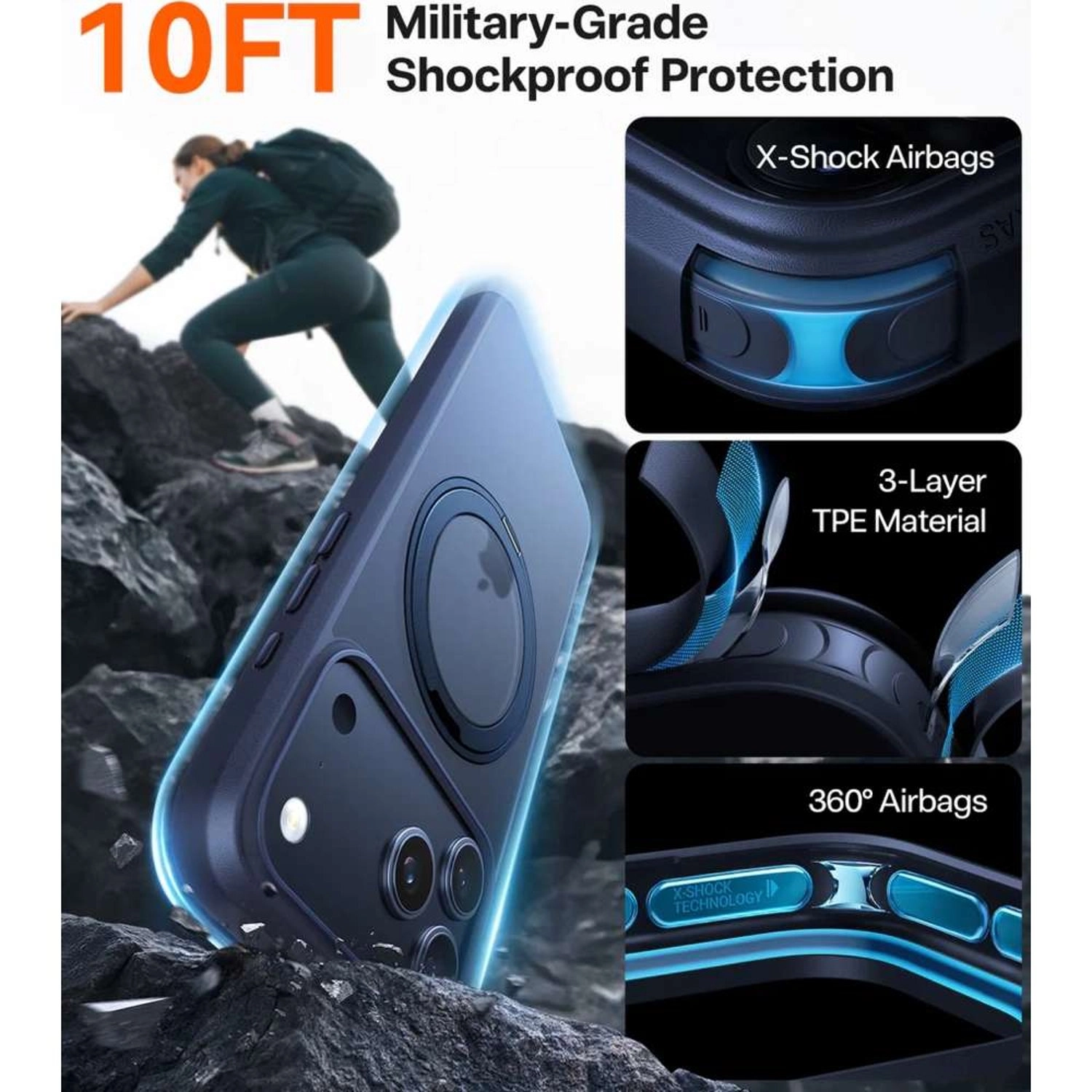 Ostand Pro R Series Case with MagSafe for iPhone 17 Pro