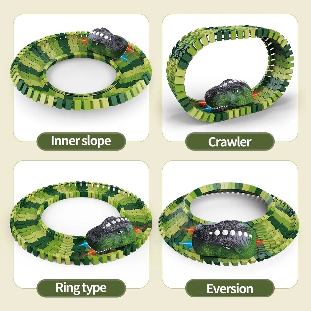 Dinosaur Themed Race Track - 183 Pcs