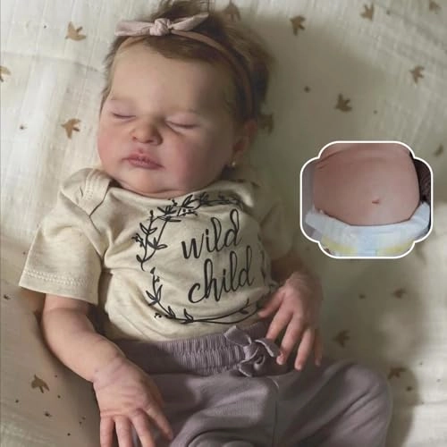 Laura Reborn Baby Doll - 20 inch Vinyl Dark Brown Ages 3+