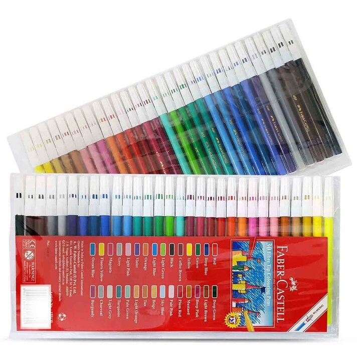 Faber-Castell Felt Pen Set - thirty-piece 30 Colours