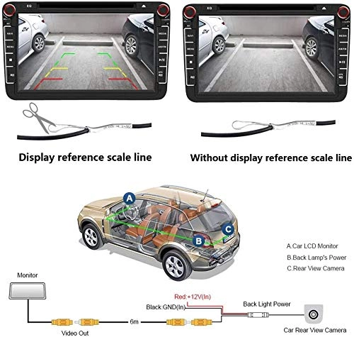 CCD car rear view camera - Night Vision Wireless 628 x 586 pixels