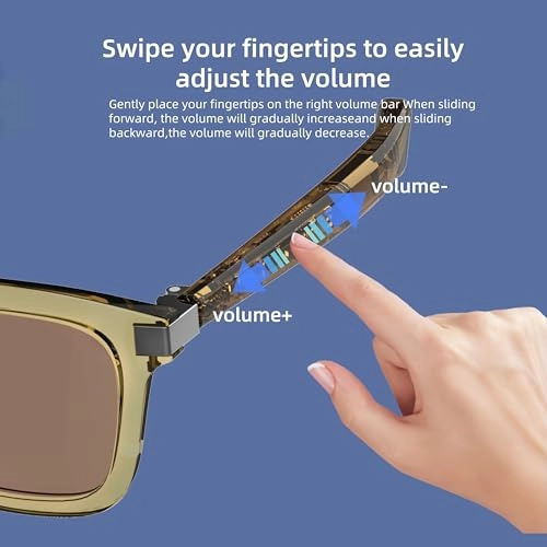 GQ PRO 02 - Smart Glasses Black Frame Gray