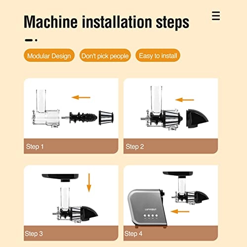 Slow Masticating Juicer - 250W 1300ml