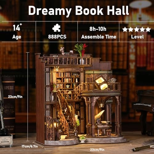 Dreamy Book Hall (qimengshuting-01) - Retro