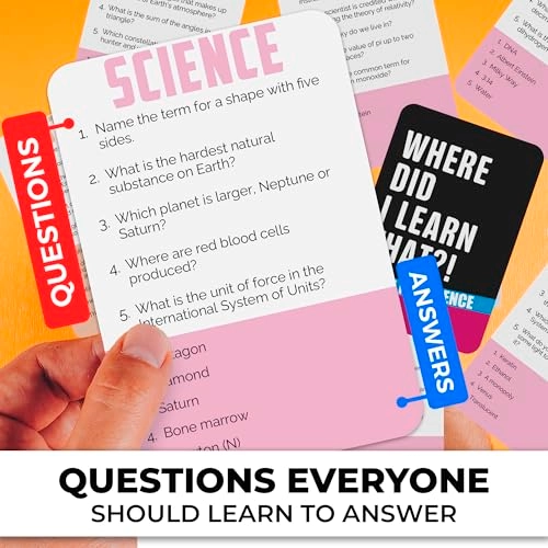 Science "Where Did I Learn That?" - Card Game
