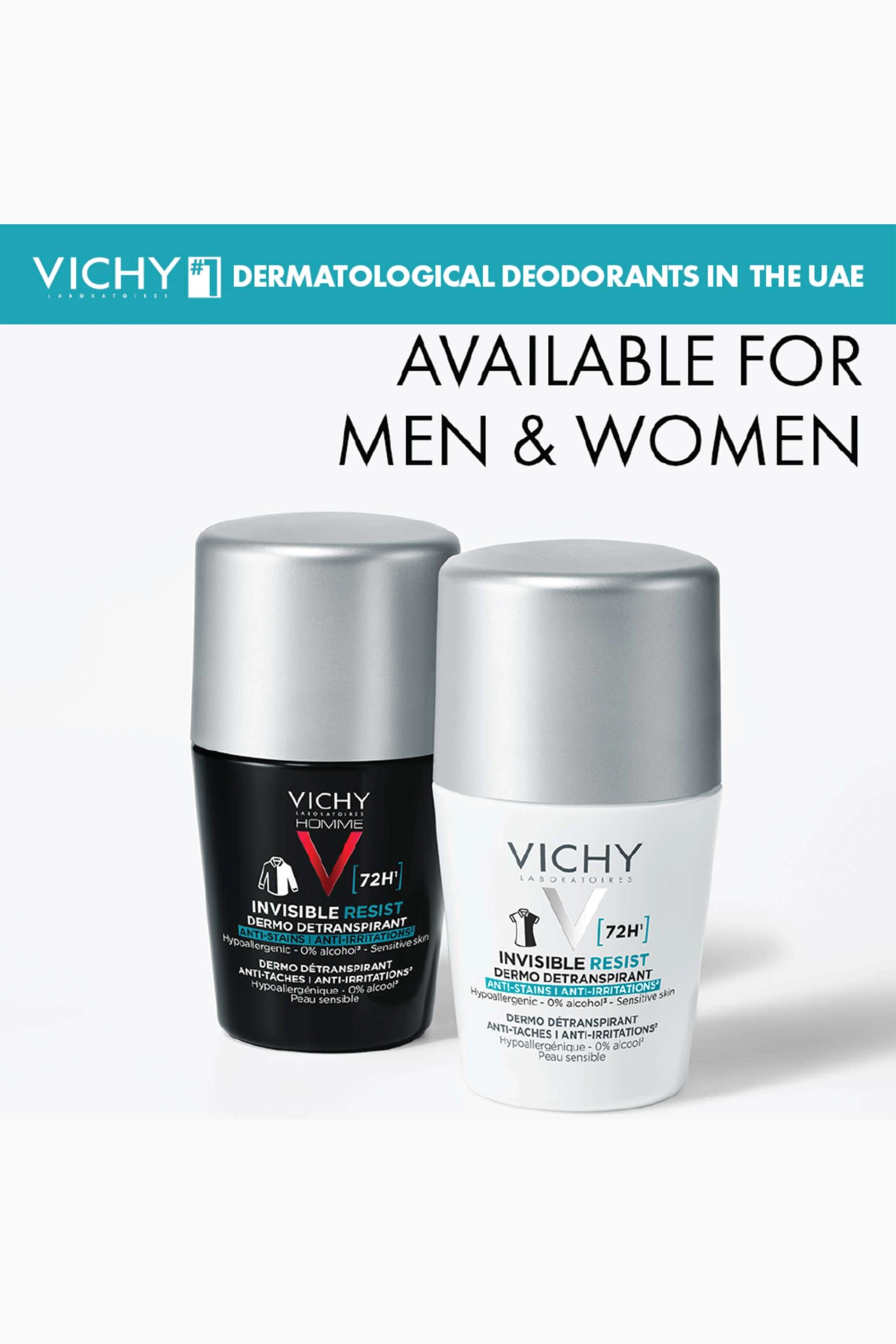 72-Hour Anti-Perspirant Homme Deodorant - No scent 50 ml