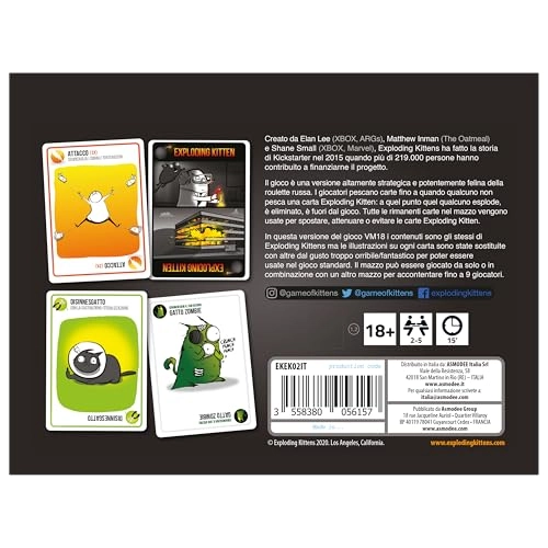 Exploding Kittens: VM18 (Italian) - Card Game