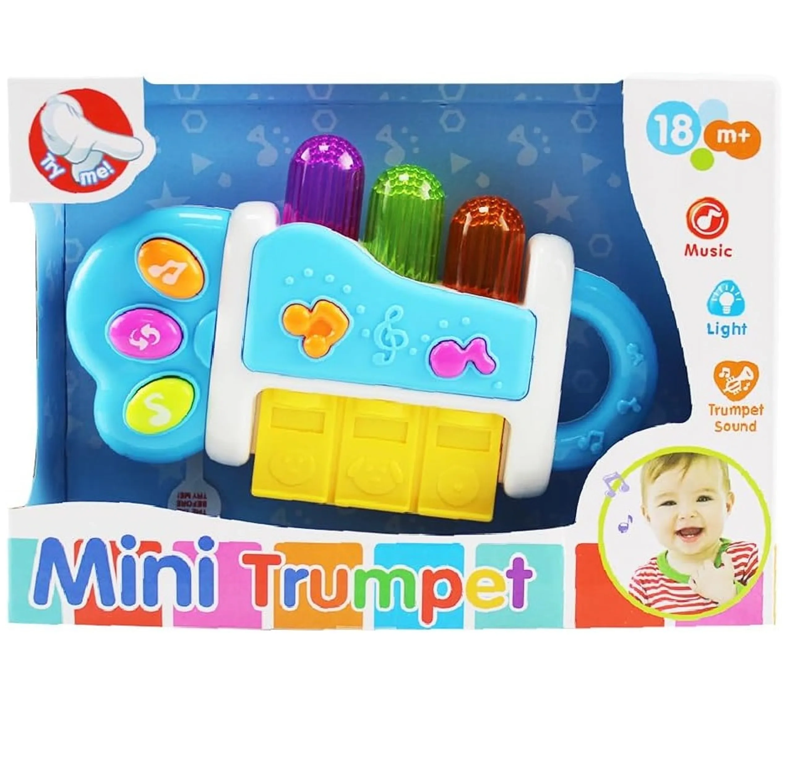 Mini Trumpet - more than 10 songs Suitable for 18 months & above