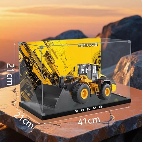Acrylic Display Case for LEGO 42209 L120 Wheel Loader - Acrylic 3mm