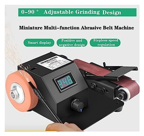 Mini Belt Sander - 7 Variable Speed 10 Sanding Belts