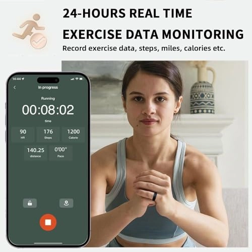 Smart Ring - Heart rate monitor Blood oxygen saturation Sleep Monitoring