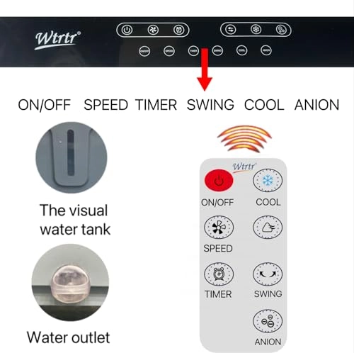 Remote Evaporative Air Cooler - 60 Liters
