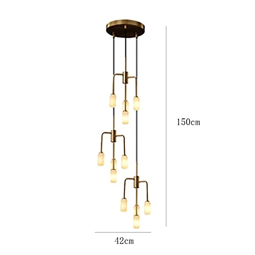 All Copper Chandelier - G9 12-Head 42*150Cm