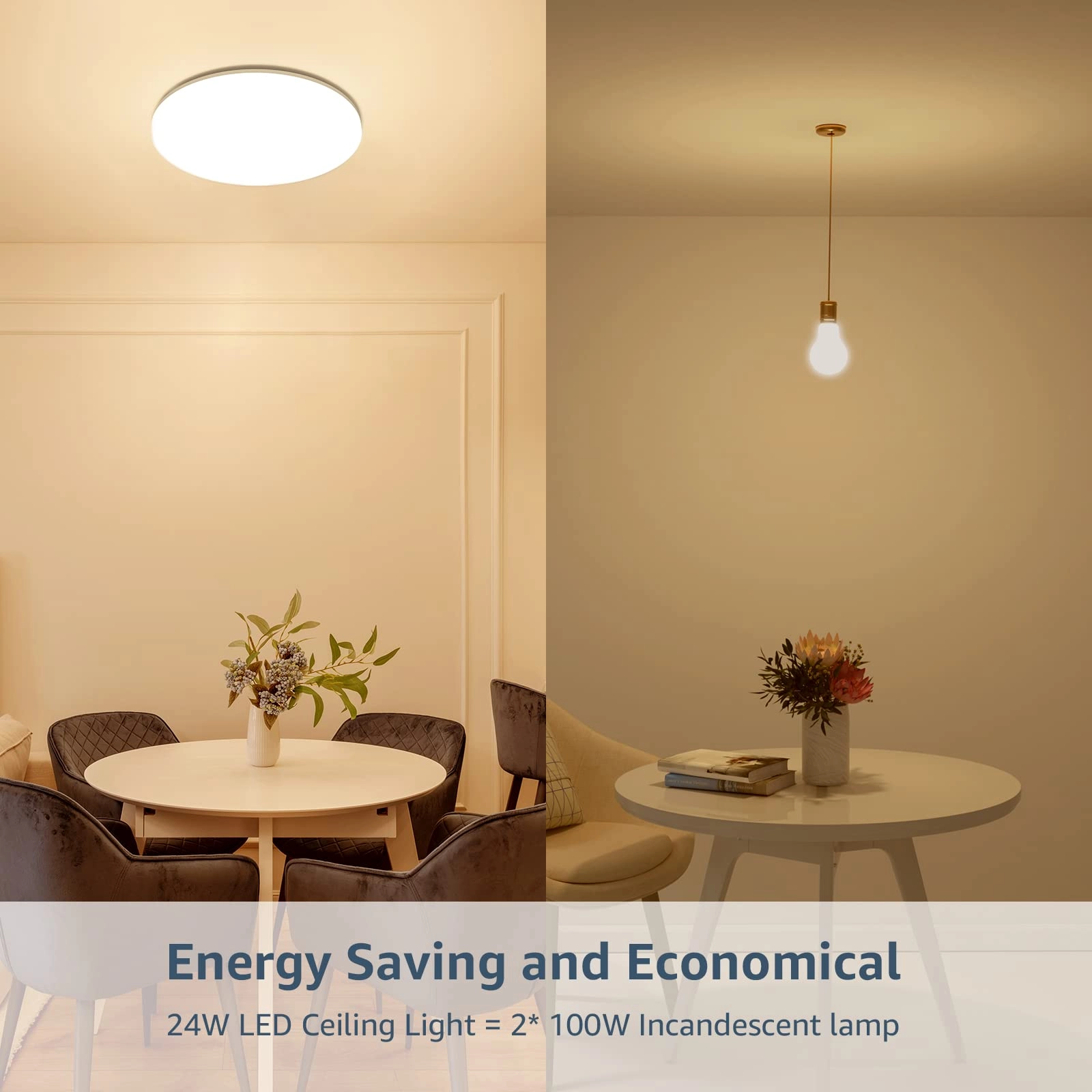 24W LED Ceiling Light - 3000K