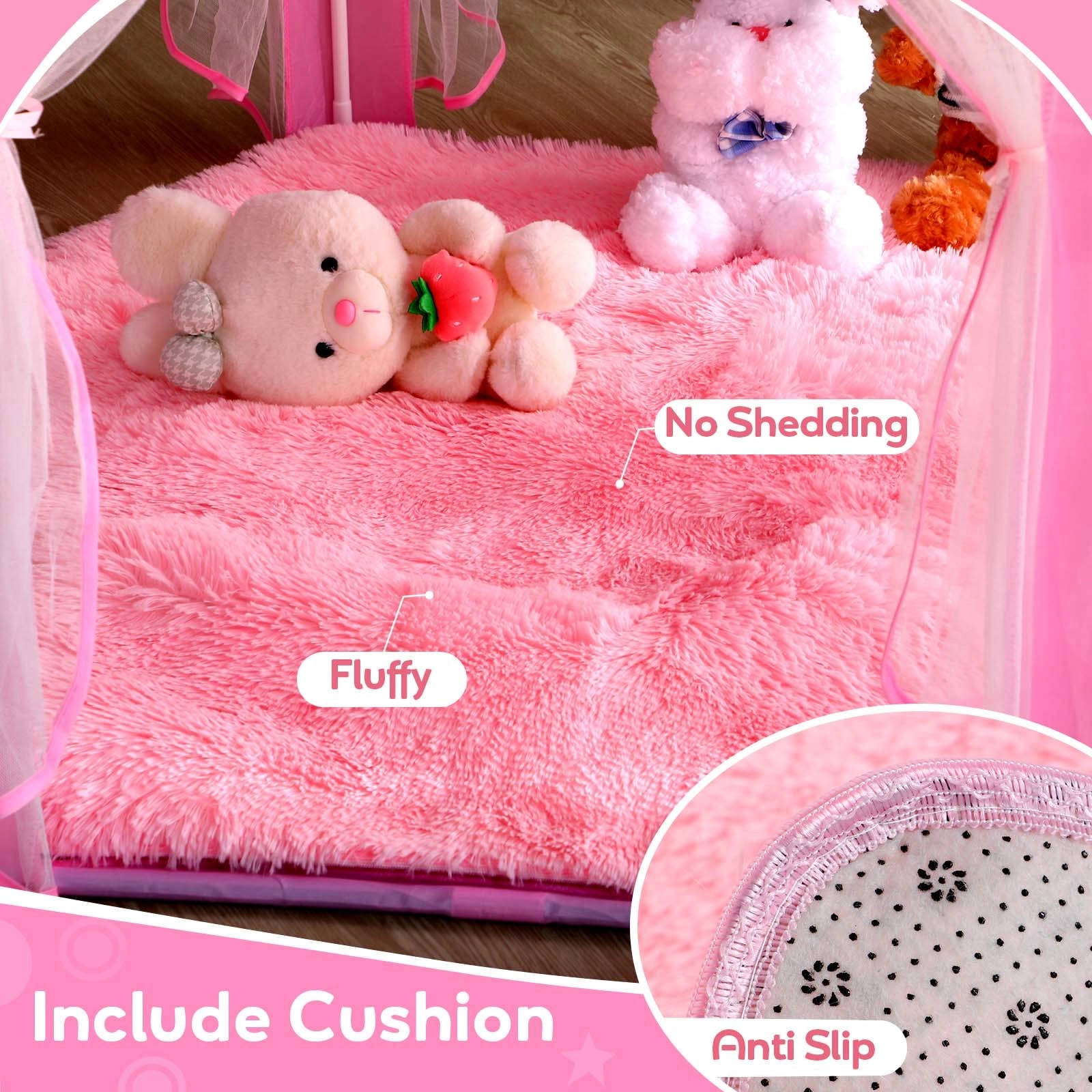 Princess Castle Tent - 52 inches x 48 inches x 52 inches Pink
