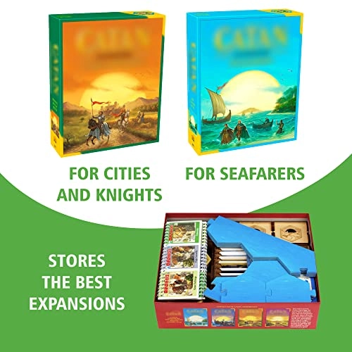 Board Game Organizer - Storage Kit Compatible with Catan