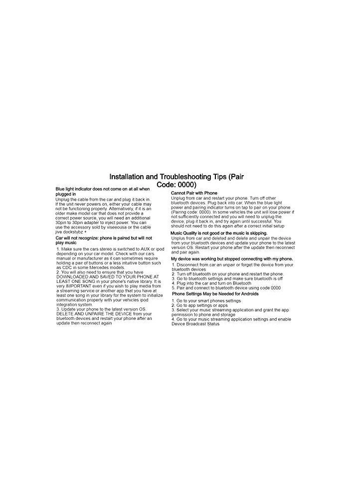 tune2air - Bluetooth iPhone iPod iPad