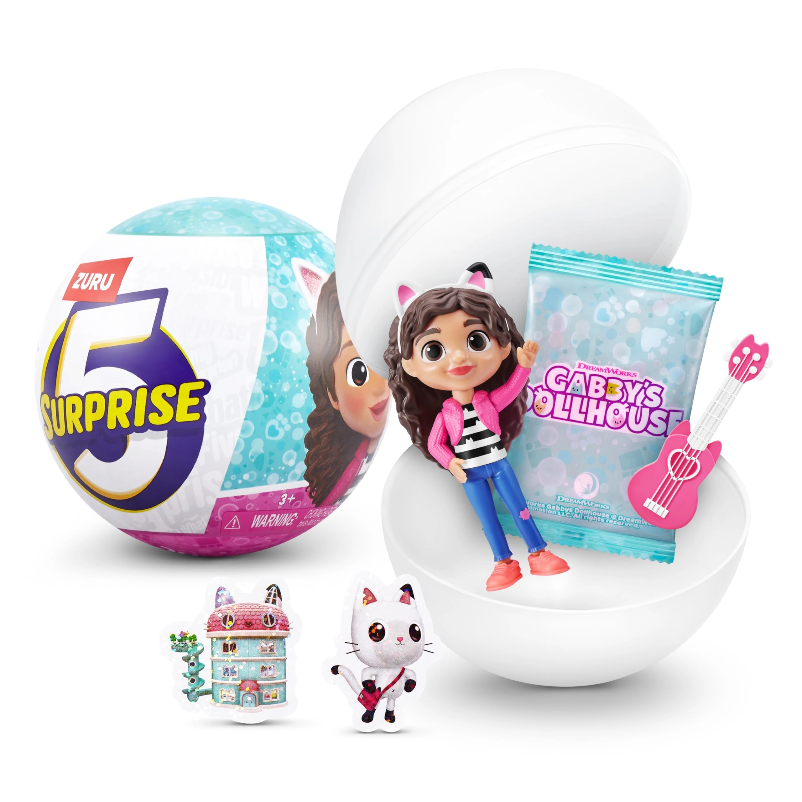 5 Surprise Gabby’s Dollhouse - Mini Collectibles (77655GQ2) 5 pcs