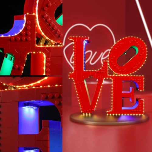 LED Light for Lego 31214 Art Love Sculpture Set