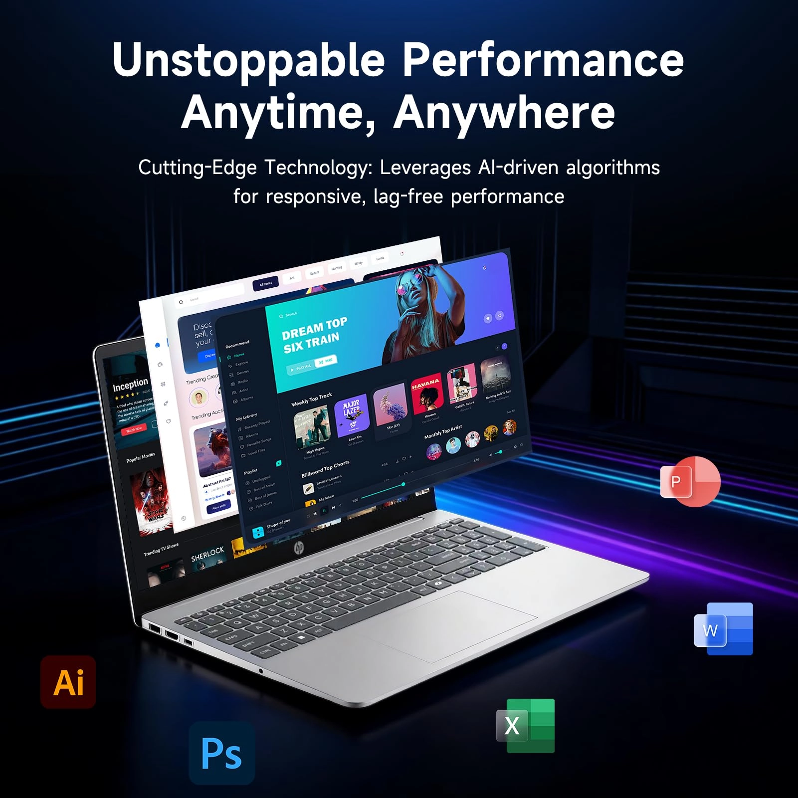 15.6" FHD Touchscreen Laptop - Core i5-1334U 16GB DDR4 1TB SSD