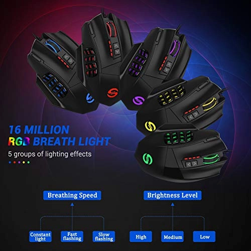 Venus MMO Gaming Mouse - USB