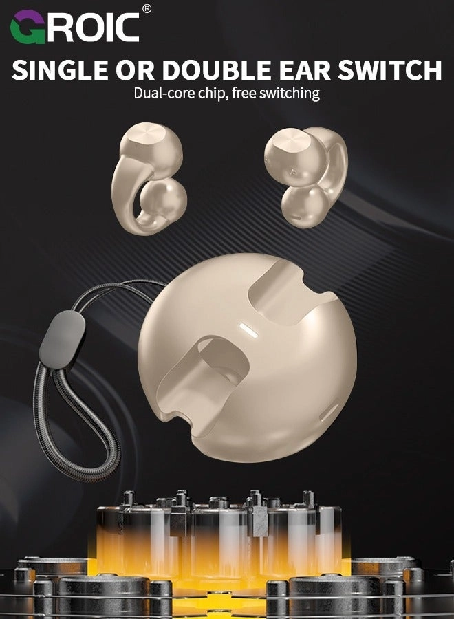 Clip-on Wireless Earbuds
