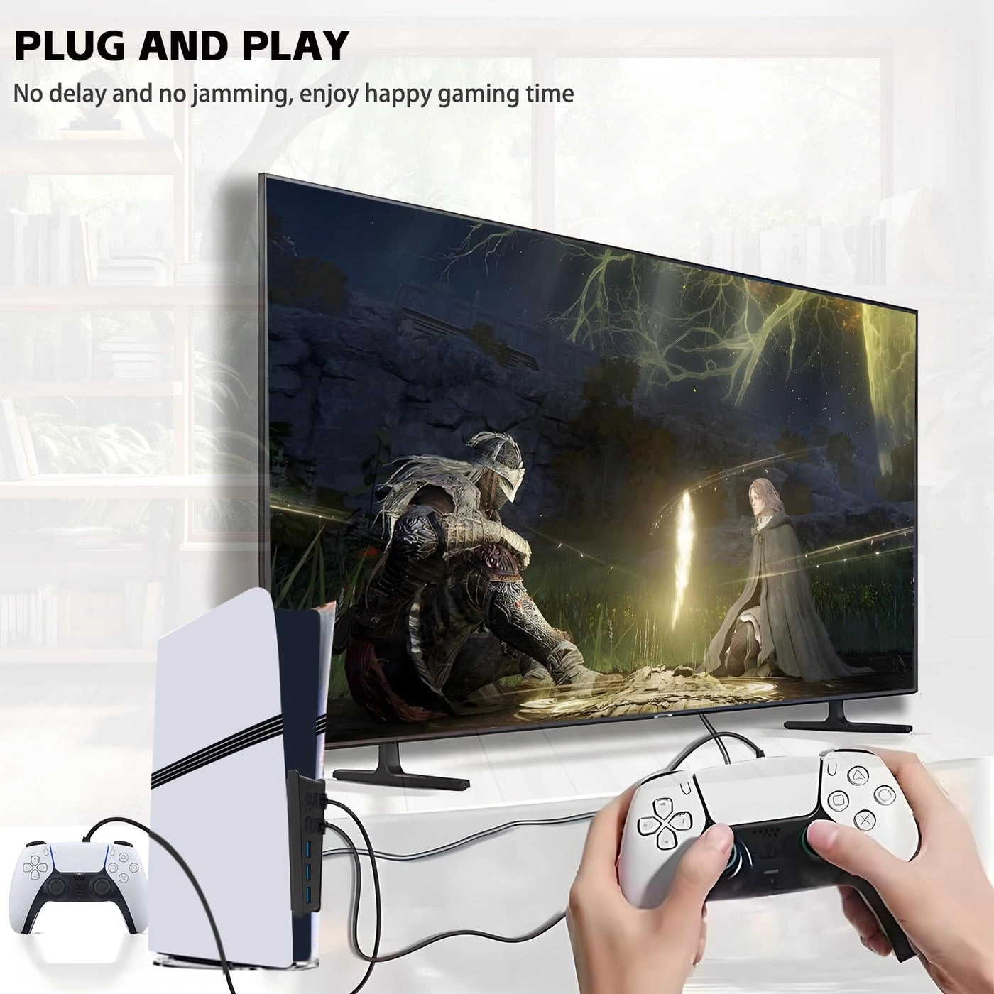 USB Hub - 6 Ports PS5 Pro/Slim Compatible