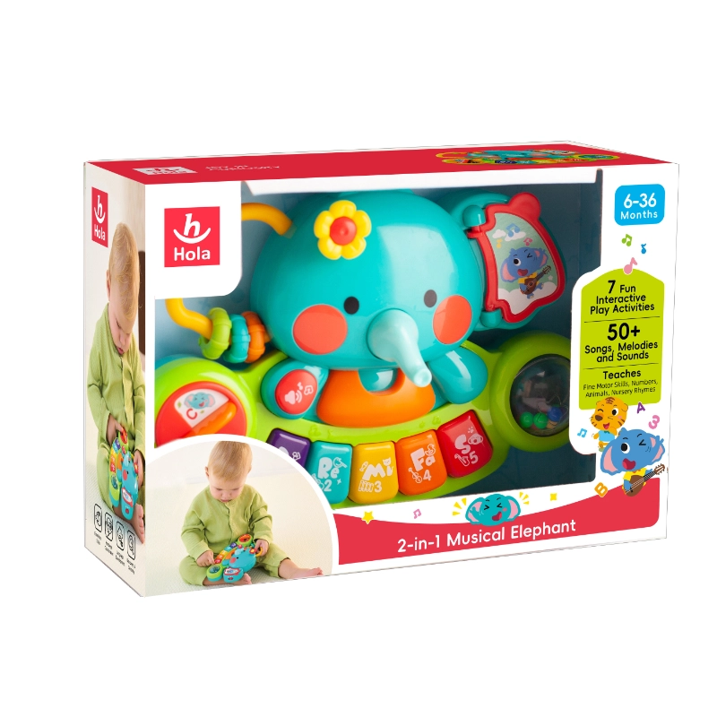 Musical Elephant Keyboard - 6-36 months