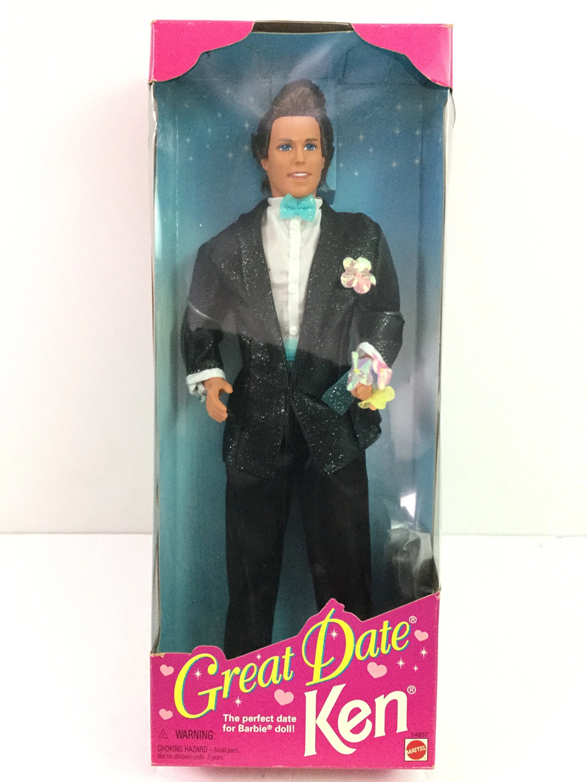 Mattel Great Date Ken Doll - Plastic Black Ages 15+