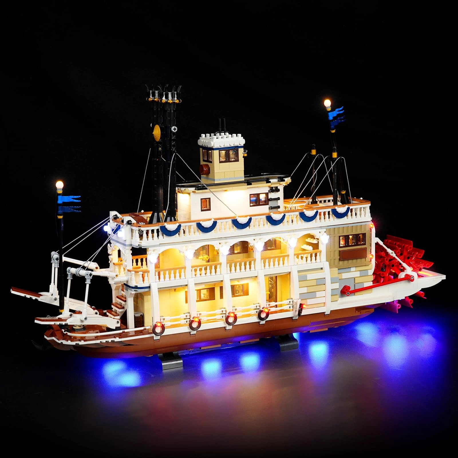 cooldac LED Lighting Kit for LEGO River Steamer 21356