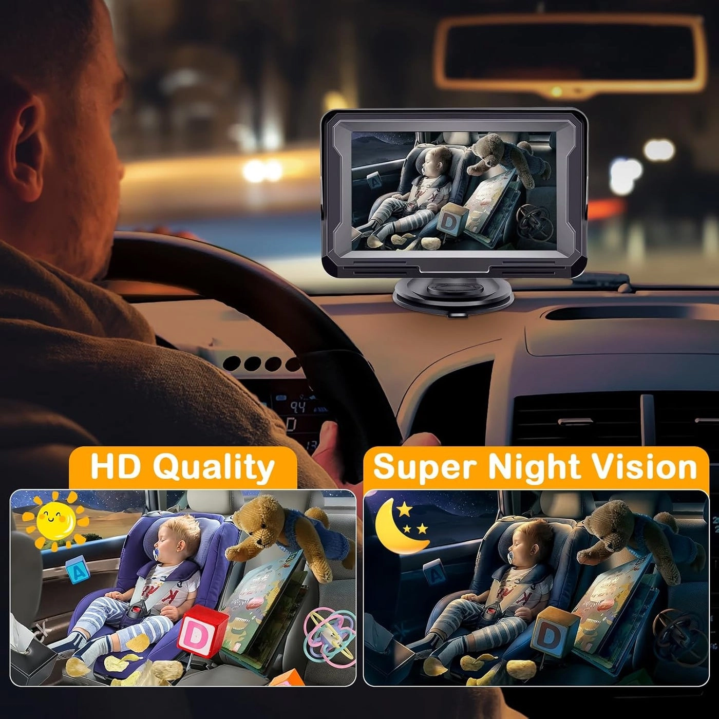 Baby Car Camera - 43 Inch