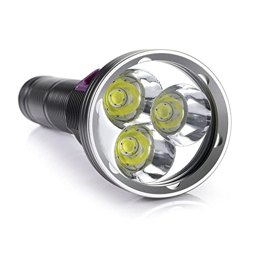 XHP70 Diving Flashlight - 8000 lumens 100m IPX8