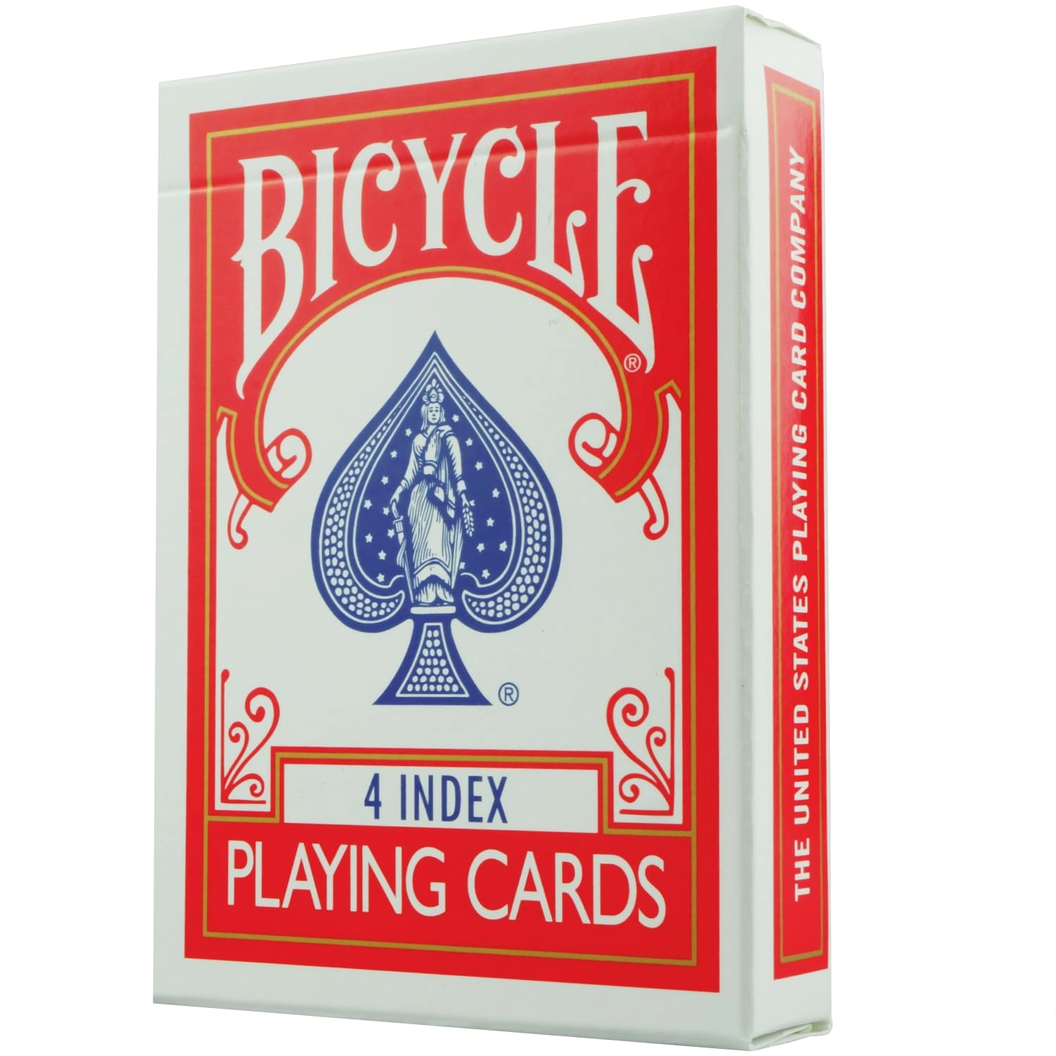 MAGICAPLANET Bicycle 4 Indices - 56 cartes red Rider Back
