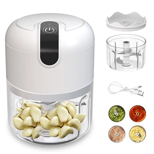 Mini Blender Food Chopper - 250ml USB-C Rechargeable