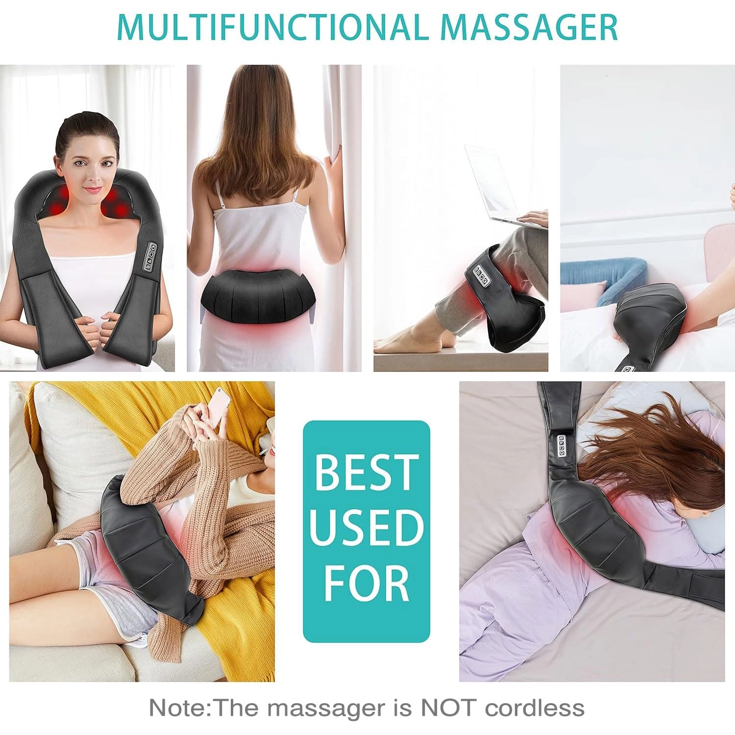 PJ01 - Neck Massager Shiatsu Heat
