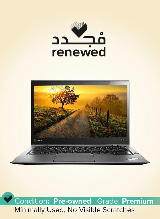 (Renewed) Thinkpad X1 Carbon - 14'' 256GB 8GB Core i5