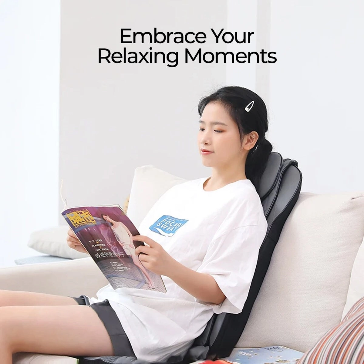 Lumboluxe - Mobile Seat Massager Heat Vibration