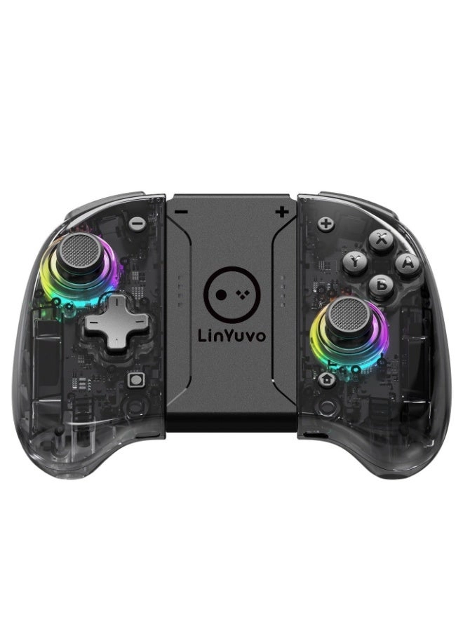 LinYuvo KS40 - Transparent Black Nintendo Switch