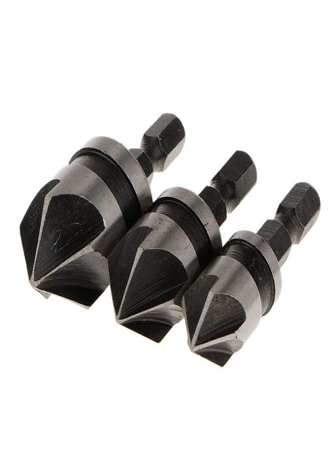 Countersink Drill Bit Set - 3 Pieces 12mm / 16mm / 19mm