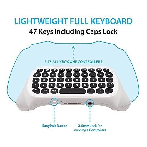 Xbox Wireless Chatpad Keyboard - Wireless 2.4G USB Receiver One/Series S/X Elite/Elite 2 PC