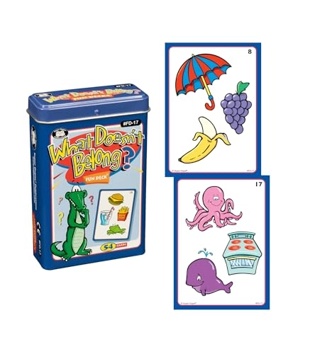 What Doesn't Belong? Fun Deck - 4 years and up 54 pieces