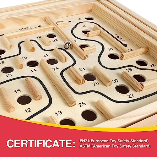 Labyrinth Wooden Puzzle (ET2504) - 1 pcs