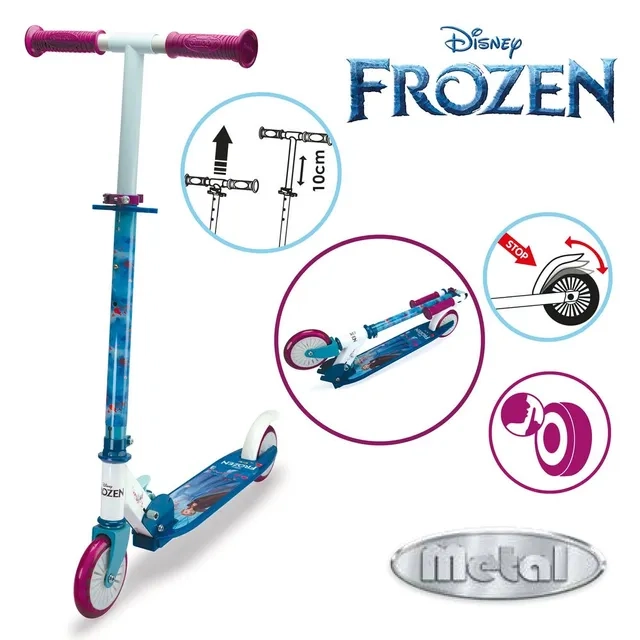 Frozen 2-Wheel Kick Scooter – Foldable