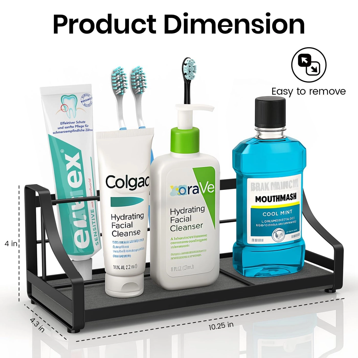Toothbrush Holder - Bathroom Countertop 5